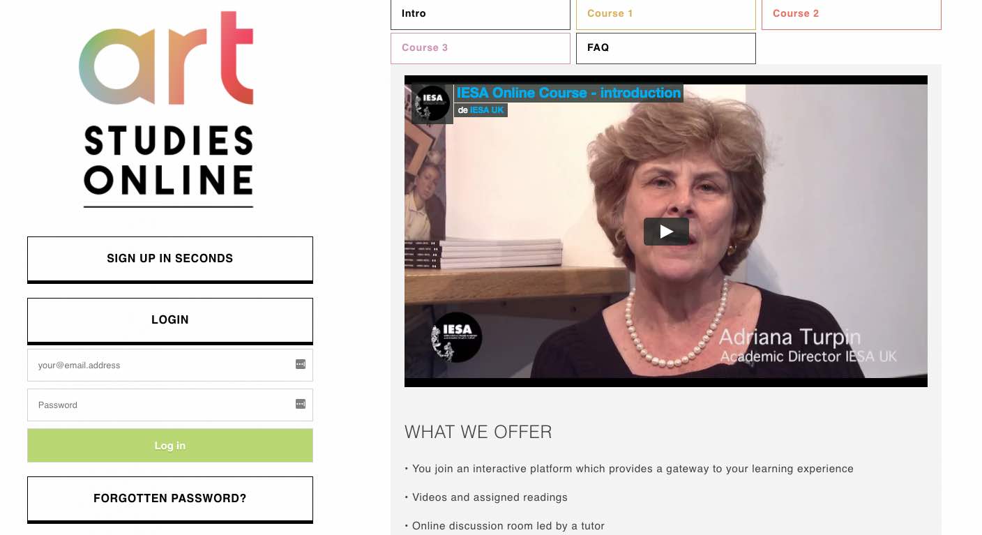 Art Online courses Art Online courses