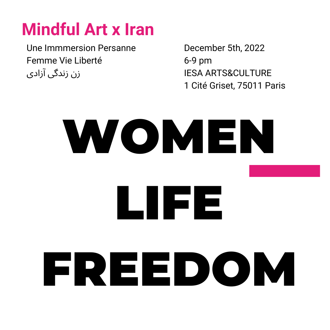 women, life, freedom poster